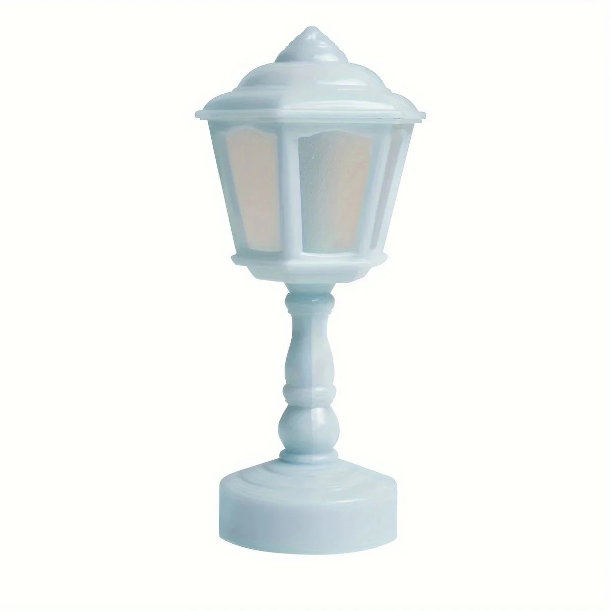 Battery LED Night Lamp - Geometric Design for Bedroom Decor