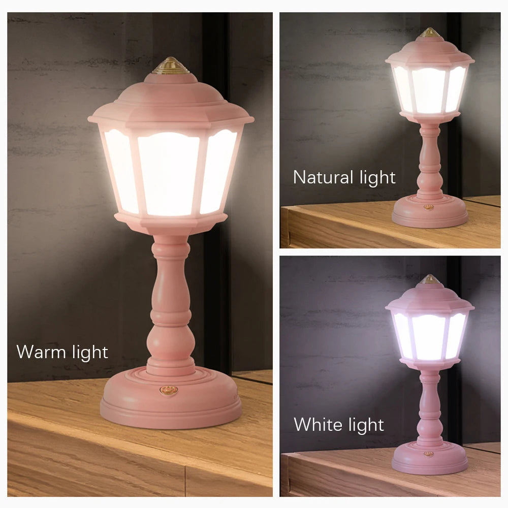 Retro Night Lights - USB Rechargeable Table Lamp