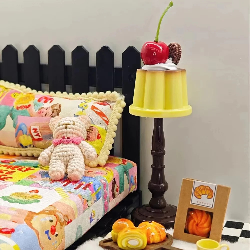 Retro Pudding Night Light - LED Table Lamp for Bedroom