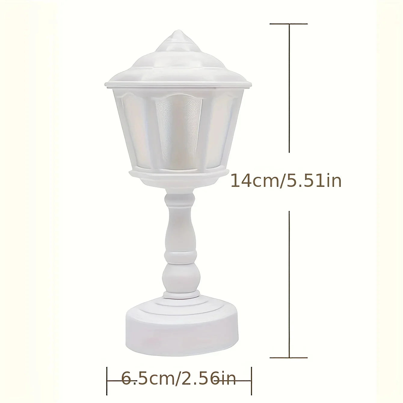 Battery LED Night Lamp - Geometric Design for Bedroom Decor