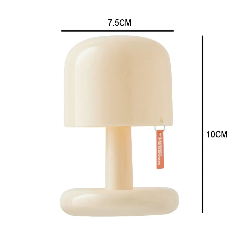 Mini Sunset Lamp USB Rechargeable Mushroom LED Night Light