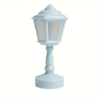 Battery LED Night Lamp - Geometric Design for Bedroom Decor