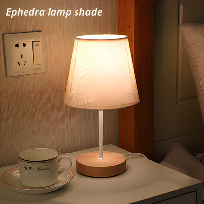 Solid Wood LED Desk Lamp with Remote - Creative Night Light