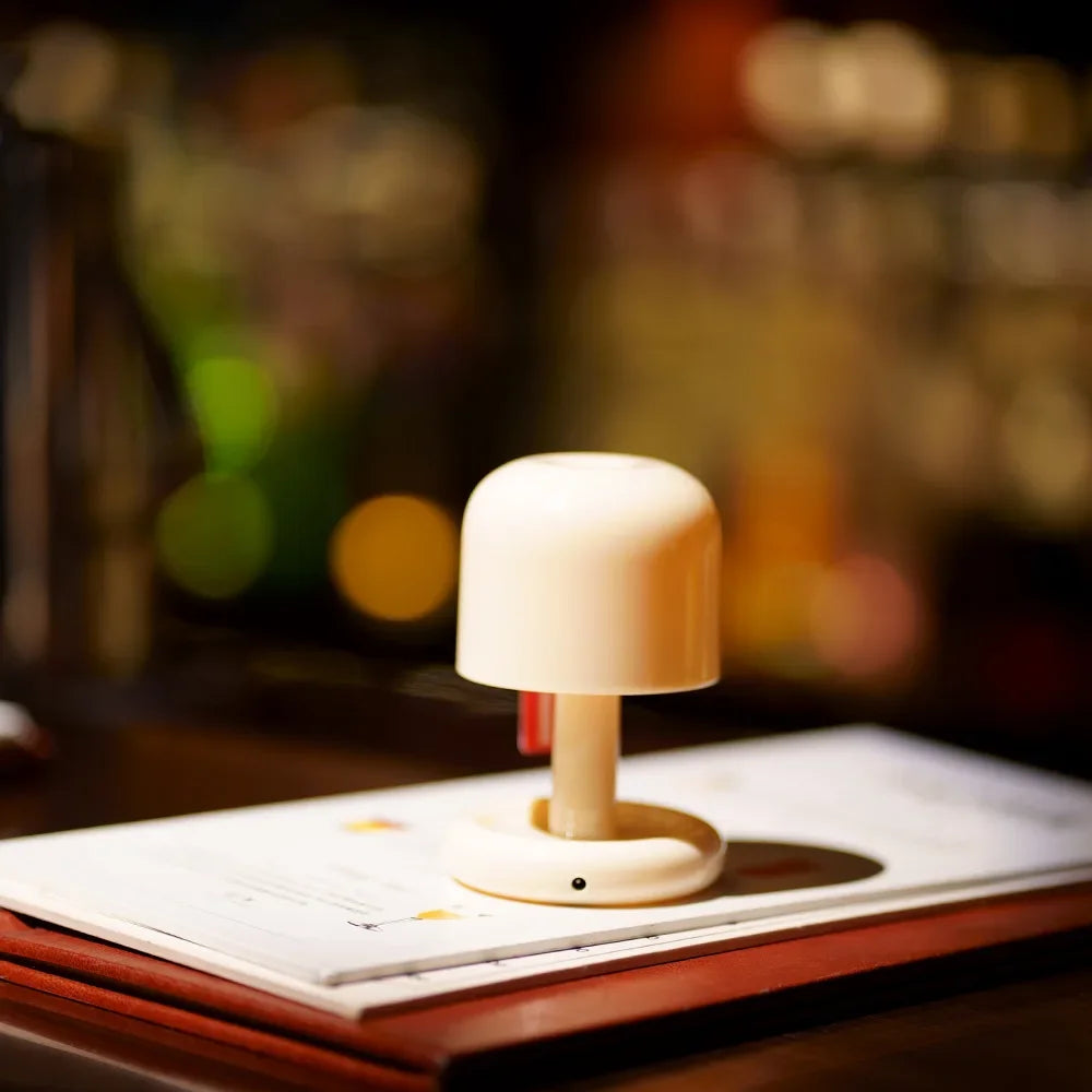 Mini Sunset Lamp USB Rechargeable Mushroom LED Night Light